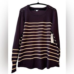 Liz Claiborne Crew Neck Pullover Sweater 0X